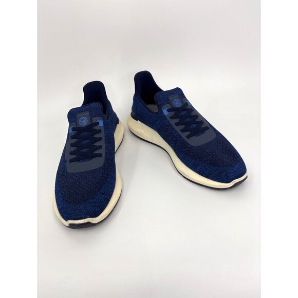 Peter Millar Mens Hyperlight Apollo Low Top Knit Sneaker Blue MF21EF11 Size 9.5 - Picture 1 of 8